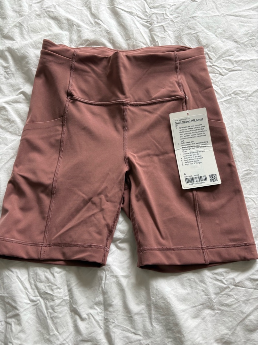 lululemon athletica High-Rise Bike Shorts in clay